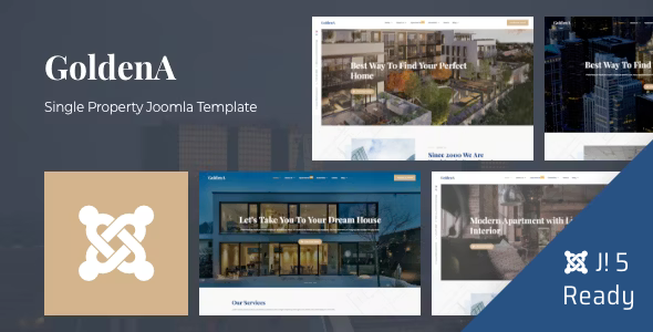 GoldenA - Single Property Joomla 5 Template GoldenA - Single Property Joomla 5 Template