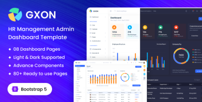 GXON | HR Management Admin Dashboard Template