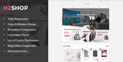 H2shop - Responsive Multipurpose VirtueMart Theme