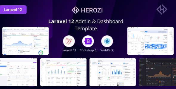 Herozi - Laravel Admin & Dashboard Template Herozi - Laravel Admin & Dashboard Template