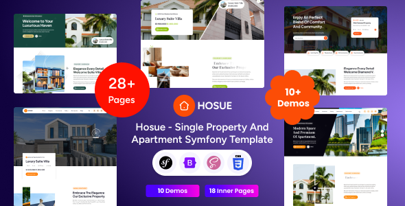 Hosue - Single Property & Apartment Symfony Template Hosue - Single Property & Apartment Symfony Template