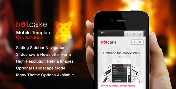 HotCake for Joomla — Retina Mobile Template HotCake for Joomla — Retina Mobile Template