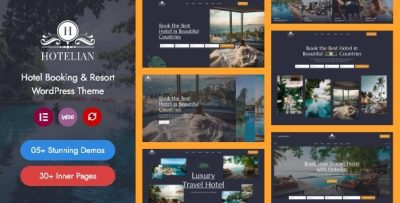 Hotelian - Hotel Booking & Resort WordPress Theme
