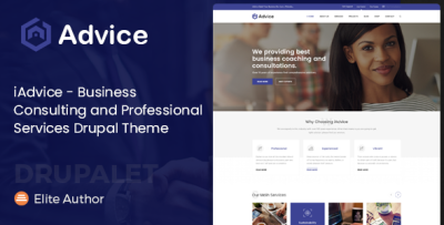 iAdvice - Business Consulting and Professional Services Drupal Theme
