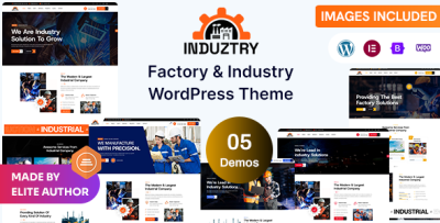 Induztry - Factory & Industry WordPress Theme