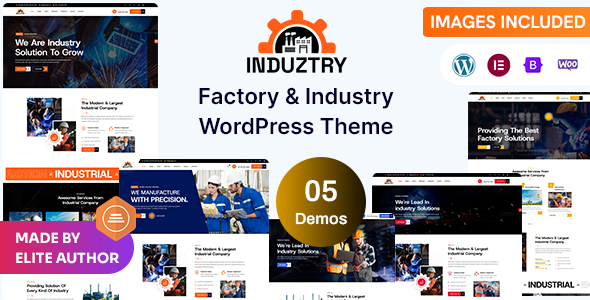 Induztry - Factory & Industry WordPress Theme Induztry - Factory & Industry WordPress Theme