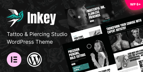 Inkey - Tattoo & Piercing Studio WordPress Theme Inkey - Tattoo & Piercing Studio WordPress Theme