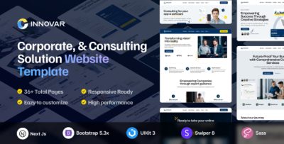Innovar - A Corporate & Consulting React Next Js Template