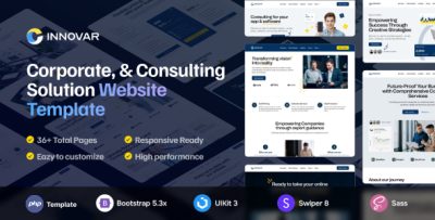 Innovar - A Corporate & Consulting Solution PHP Template