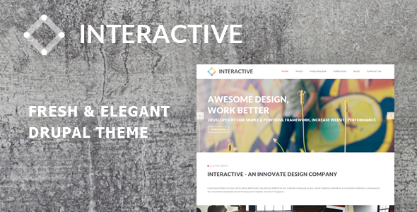 Interactive - Elegant & Creative Drupal 7.6 Theme Interactive - Elegant & Creative Drupal 7.6 Theme