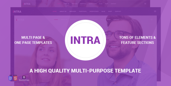 Intra - One Page Multi And Purpose Drupal Theme Intra - One Page Multi And Purpose Drupal Theme