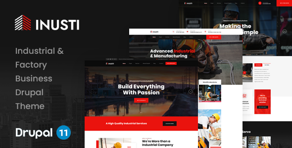 Inusti - Industrial & Factory Business Drupal 11 Theme Inusti - Industrial & Factory Business Drupal 11 Theme