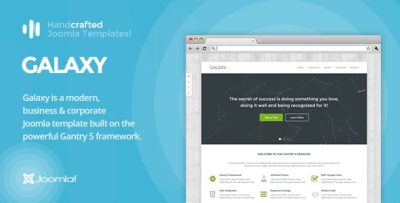 IT Galaxy - Gantry 5, Business & Portfolio Joomla Template