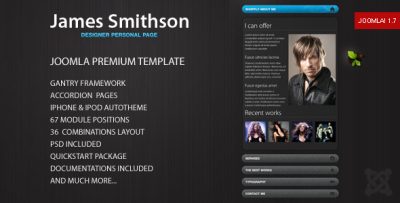 James - Premium Joomla Template