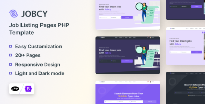 Jobcy - Job Board & Listing PHP Template
