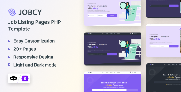 Jobcy - Job Board & Listing PHP Template Jobcy - Job Board & Listing PHP Template