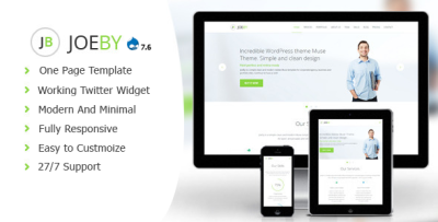 JoeBy Clean Business Drupal 7 Theme