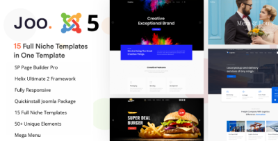 Joo - Joomla 5 Niche Multipurpose Template