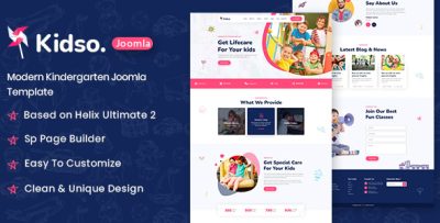 Kidso - Modern Kindergarten Joomla 5 Template