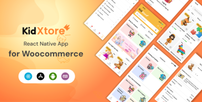 KidXtore - React Native App for Woocommerce