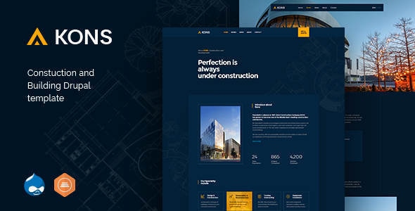 Kons - Construction and Building Drupal 10 Theme Kons - Construction and Building Drupal 10 Theme