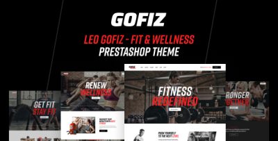 Leo Gofiz Elementor - Gym & Fitness Prestashop Theme