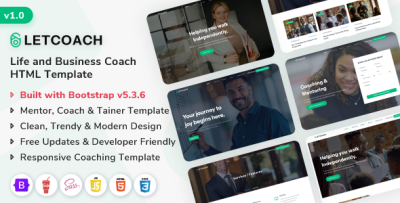 Letcoach - Life and Business Coach HTML Template