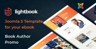 Lightbook - Joomla 5 Book Author Promo Template | Writers