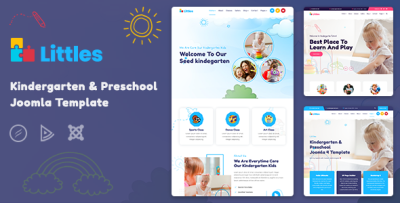 Littles - Kindergarten & Preschool Joomla 4 & 5 Template