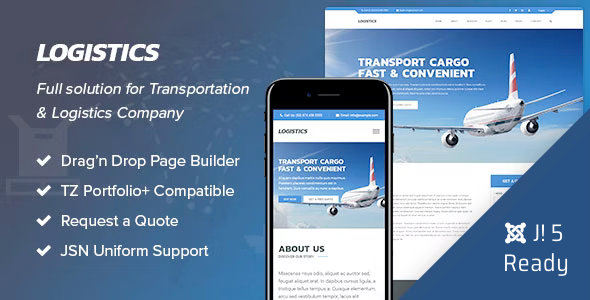 Logistics - Transportation Joomla 5 Template Logistics - Transportation Joomla 5 Template
