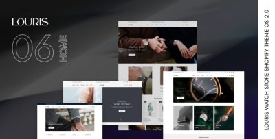 Louris - Watch Store Shopify Theme OS 2.0