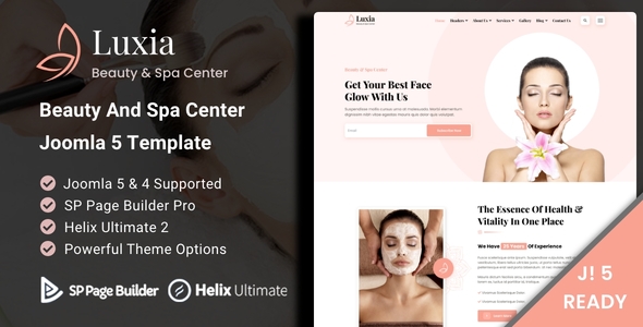 Luxia - Beauty Salon & Spa Center Joomla 5 Template Luxia - Beauty Salon & Spa Center Joomla 5 Template