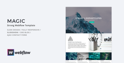 MAGIC - Strong Webflow Template