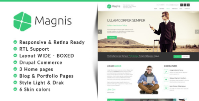 Magnis - Corporate Multipurpose Drupal 7.6 Theme