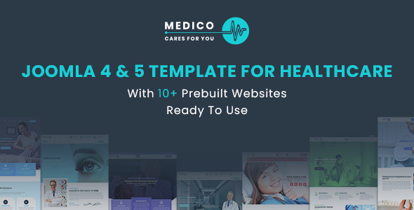 Medico - Joomla 4 & 5 Template For Healthcare With Prebuilt Websites Medico - Joomla 4 & 5 Template For Healthcare With Prebuilt Websites