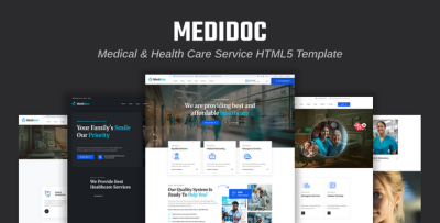 Medidoc - Medical & Healthcare Service HTML5 Template