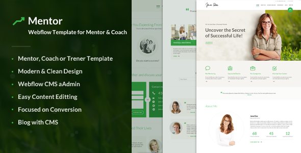 Mentor – Webflow Template for Personal Development Coaches Mentor – Webflow Template for Personal Development Coaches
