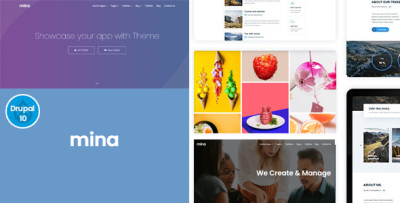 Mina - Multi-Page Drupal 10 Theme