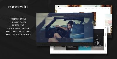 Modesto - Power Unique Portfolio Photography And Agency Drupal Theme