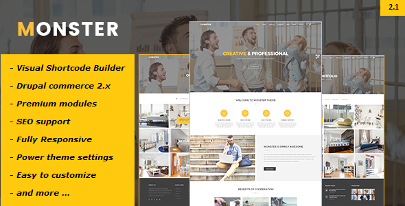 Monster - Multipurpose Commerce Drupal 9 Monster - Multipurpose Commerce Drupal 9