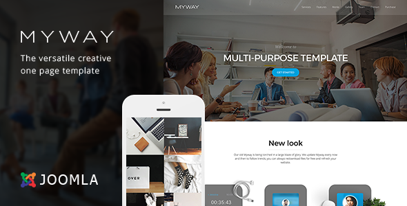 Myway - Joomla Responsive Onepage Template Myway - Joomla Responsive Onepage Template