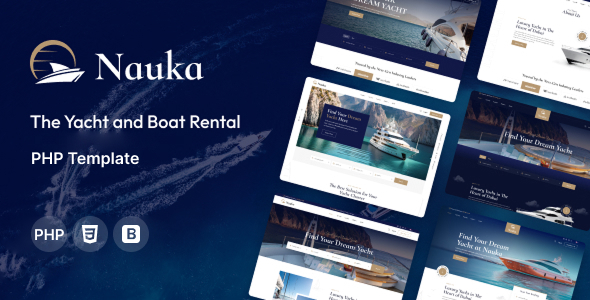 Nauka - Yacht Club and Rental Boat PHP Template Nauka - Yacht Club and Rental Boat PHP Template