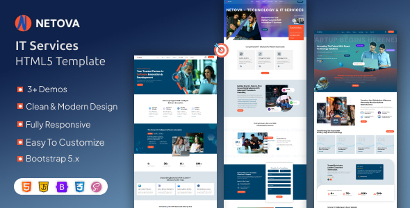 Netova - IT Services HTML5 Template Netova - IT Services HTML5 Template