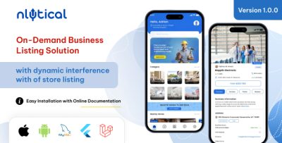 Nlytical - Business Listing & Directory Flutter App with Subscription & Sponsored Stores