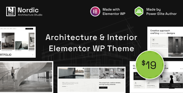 Nordic - Architecture & Interior Design WordPress Theme Nordic - Architecture & Interior Design WordPress Theme