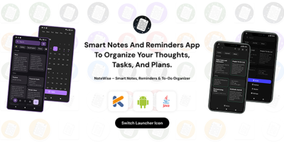 NoteWise - Smart Notes, Reminders & To-Do Organizer
