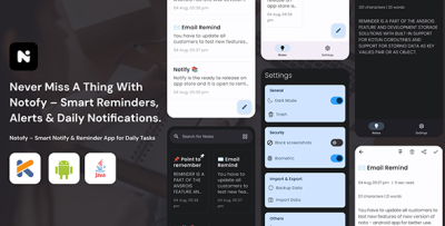 Notofy - Smart Notify & Reminder App for Daily Tasks