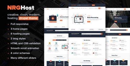 NRGHost - Hosting, Tech & Service Provider Theme