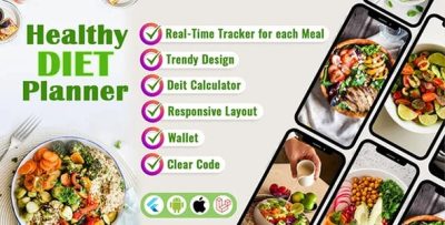 NutriAI - Smart AI-Powered Diet Planner & Tracker Flutter Android & iOS App |  Laravel Admin Panel