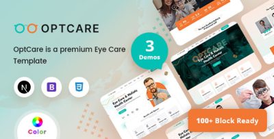 Optcare - Eye Care React Next Js Template